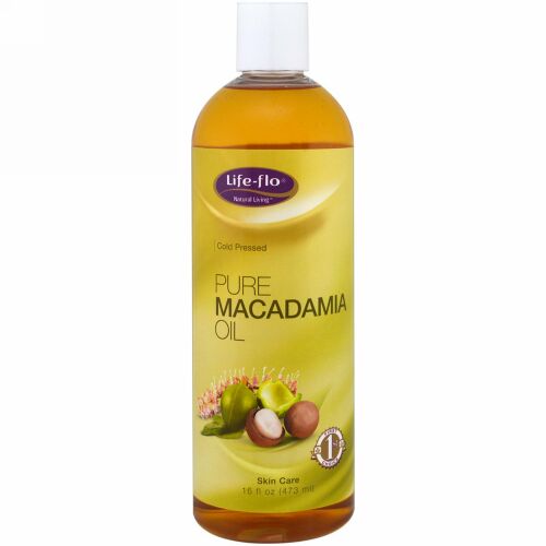 Life-flo, ピュアマカデミアオイル、16 fl oz (473 ml) (Discontinued Item)
