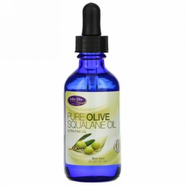 Life-flo, ピュアオリーブスクワランオイル、60ml（2fl oz）