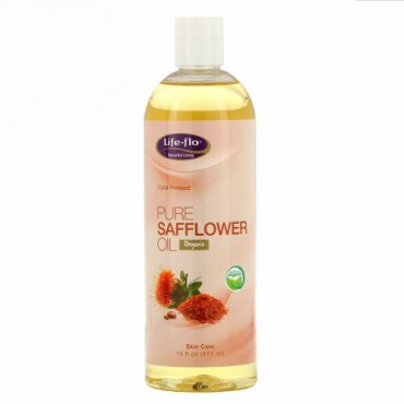 Life-flo, ピュア・サフラワー・オイル、スキンケア、16 液体オンス（473 ml）
