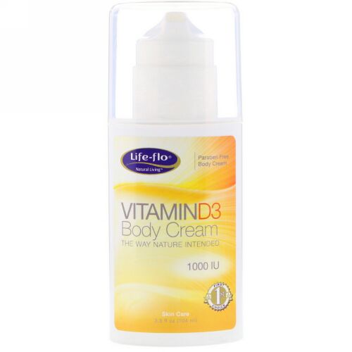 Life-flo, Vitamin D3 Body Cream, 3.5 fl oz (104 ml) (Discontinued Item)