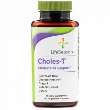 LifeSeasons, Choles-T, Cholesterol Support, 90 Vegetarian Capsules (Discontinued Item)