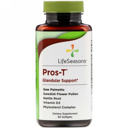 LifeSeasons, Pros-T腺サポート、60ソフトジェル