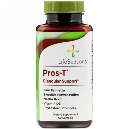 LifeSeasons, Pros-T腺サポート、60ソフトジェル