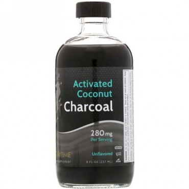 LifeTime Vitamins, Activated Coconut Charcoal, Unflavored, 280 mg, 8 fl oz (237 ml) (Discontinued Item)