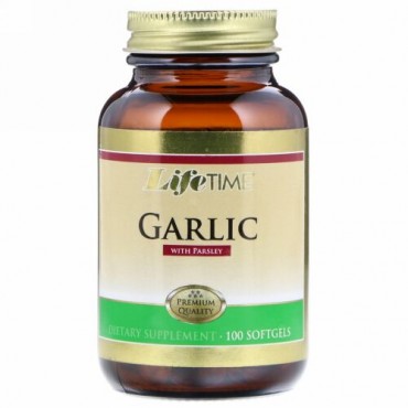 LifeTime Vitamins, Garlic with Parsley, 100 Softgels (Discontinued Item)