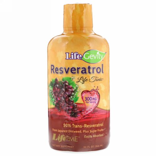 LifeTime Vitamins, LifeGevity Resveratrol Life Tonic, 32 fl oz (946 ml) (Discontinued Item)