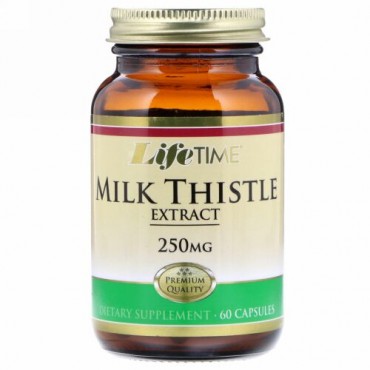 LifeTime Vitamins, Milk Thistle Extract, 250 mg , 60 Capsules (Discontinued Item)