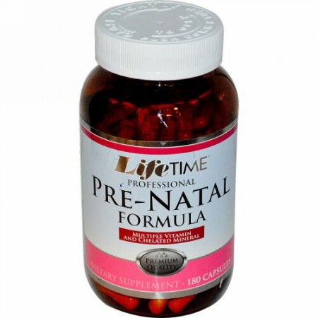 LifeTime Vitamins, プロフェッショナル・プレナタルフォーミュラ、180カプセル (Discontinued Item)