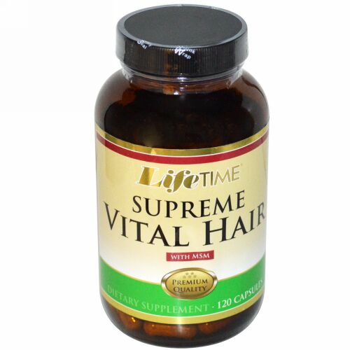 LifeTime Vitamins, 入り最高のバイタルヘアー, 120 錠
