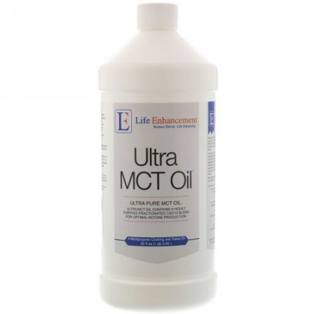 Life Enhancement, ウルトラピュアMCTオイル、32 fl oz(0.95L) (Discontinued Item)