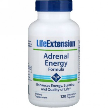 Life Extension, アドレナル・エナジー・フォーミュラ、ベジキャップ 120 錠 (Discontinued Item)