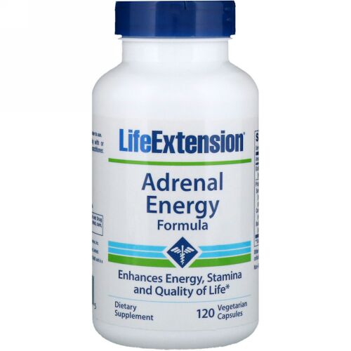 Life Extension, アドレナル・エナジー・フォーミュラ、ベジキャップ 120 錠 (Discontinued Item)