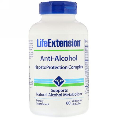 Life Extension, アンチアルコール、Hepatoプロテクション複合体、60ベジタリアンカプセル (Discontinued Item)