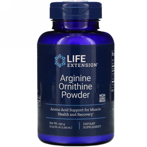 Life Extension, アルギニンオルニチンパウダー、 5.29オンス (150 g)