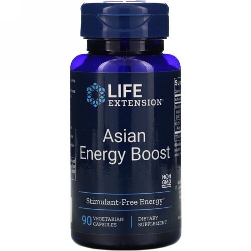 Life Extension, アジアンエナジーブースト、90ベジキャップ
