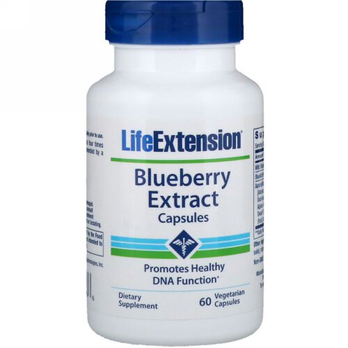 Life Extension, ブルーベリーエキスカプセル、ベジタリアンカプセル60錠 (Discontinued Item)