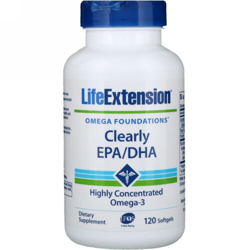 Life Extension, クリラリーEPA/DHA、ソフトゲル120錠 (Discontinued Item)
