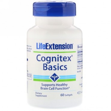 Life Extension, コグニテックスベーシックス 、 60ソフトジェル (Discontinued Item)