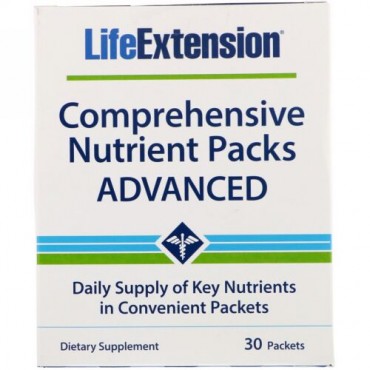 Life Extension, 総合的栄養パックアドバンスド、30パケット (Discontinued Item)
