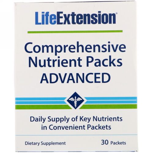Life Extension, 総合的栄養パックアドバンスド、30パケット (Discontinued Item)