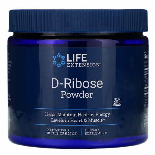 Life Extension, D-リボースパウダー、 5.29オンス(150 g)