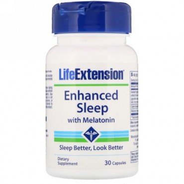 Life Extension, Enhanced Sleep with Melatonin, 30 Capsules (Discontinued Item)