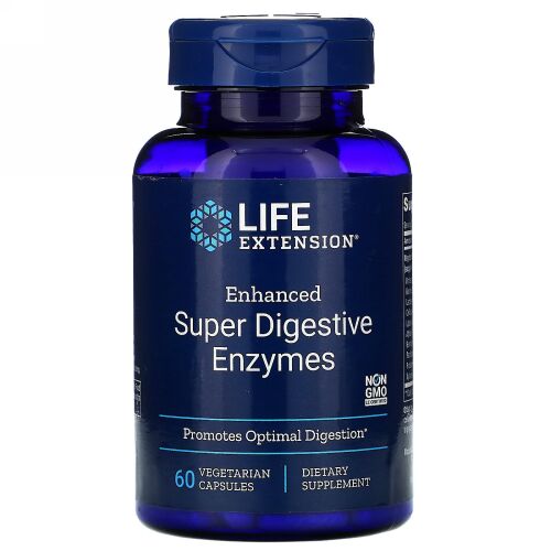 Life Extension, エンハンスドスーパー消化酵素、60ベジタリアンカプセル
