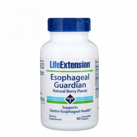 Life Extension, エソファガルガーディアン、 ナチュラルベリーフレーバー、 60チュワブル錠 (Discontinued Item)
