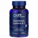 Life Extension, Glutathione（グルタチオン）、システイン＆ビタミンC、100粒