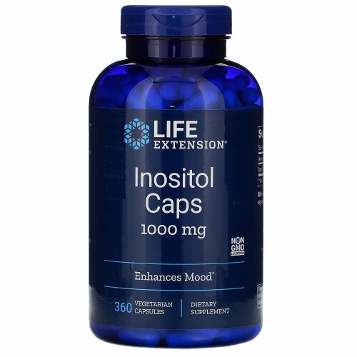 Life Extension, イノシトール・キャップ、  1000 mg、ベジキャップ 360錠