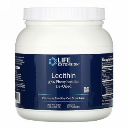 Life Extension, レシチン, 16オンス (454 g)