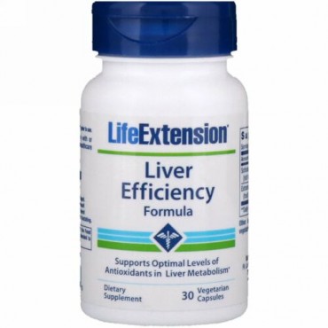 Life Extension, レバーエフィシェンシーフォーミュラ、 30ベジキャップ