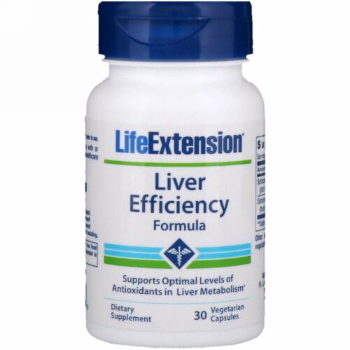 Life Extension, レバーエフィシェンシーフォーミュラ、 30ベジキャップ