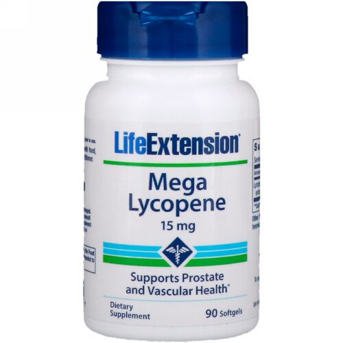 Life Extension, メガ リコペン、 15 mg、 90ソフトジェル