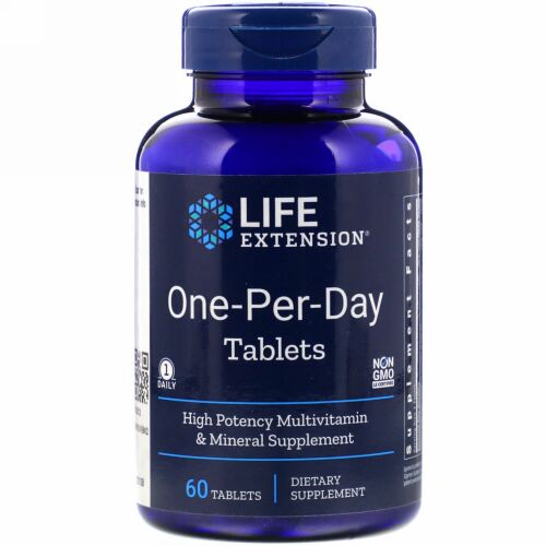 Life Extension, ワン・パー・デイ・タブレット、60錠