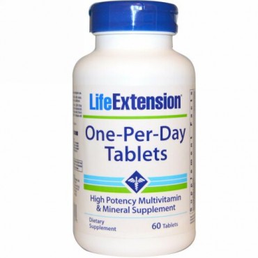Life Extension, 1日1錠タブレット、60タブレット (Discontinued Item)