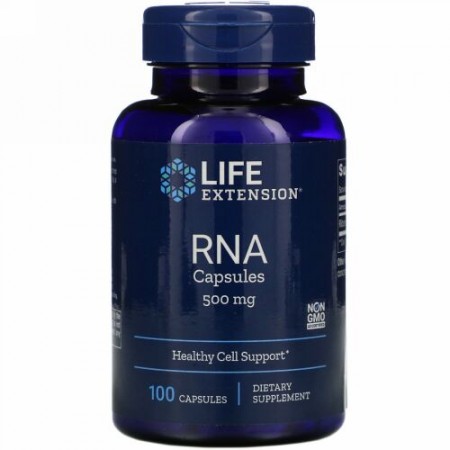 Life Extension, RNAカプセル、500mg、100粒