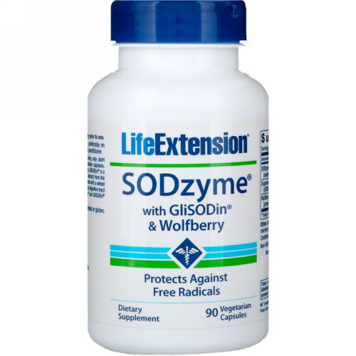 Life Extension, SODzyme ウィズ GliSODin アンド ウルフベリー, 90 ベジタブル カプセル (Discontinued Item)