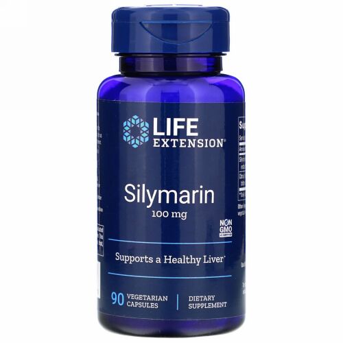 Life Extension, シリーマリン、 100 mg、 90植物性カプセル