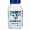 Life Extension, ストロンチウムキャップ, 骨の健康のためのミネラル, 750 mg, 90 ベジカプセル