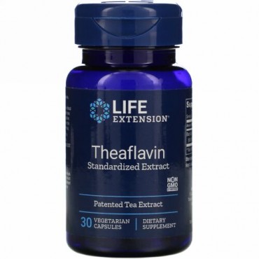 Life Extension, Theaflavin Standardized Extract, 30 Vegetarian Capsules