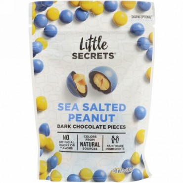 Little Secrets, ダークチョコレートピース、海塩ピーナッツ、5オンス (142 g)