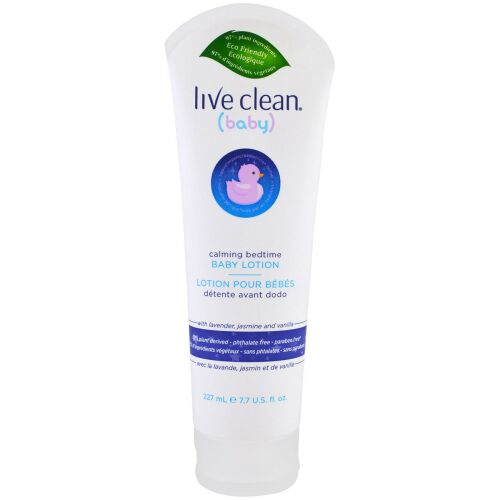 Live Clean, ベビー、ベビーローション、穏やかなおやすみを、7.7液量オンス (227 ml) (Discontinued Item)