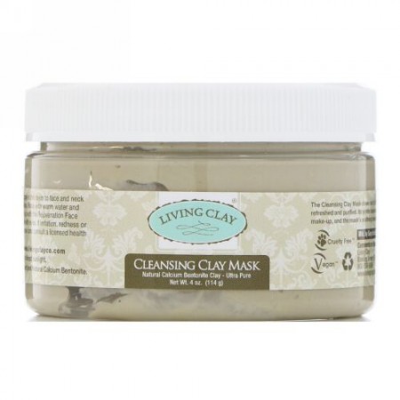 Living Clay, クレンジングクレイマスク、4 oz (114 g) (Discontinued Item)