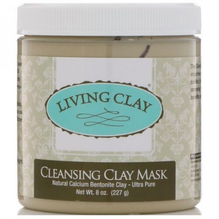 Living Clay, Cleansing Clay Mask, 8 oz (227 g) (Discontinued Item)