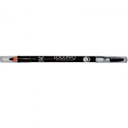 Logona Naturkosmetik, 眉墨, ブルーネット 02, 0.037 オンス (1.05 g) (Discontinued Item)