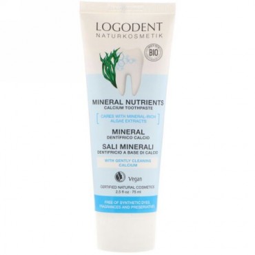 Logona Naturkosmetik, Mineral Nutrients Calcium Toothpaste, 2.5 fl oz (75 ml) (Discontinued Item)