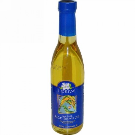 Loriva, 100% ピュア・ライス・ブラン・オイル（米油）、 12.7 液量オンス(376 ml) (Discontinued Item)