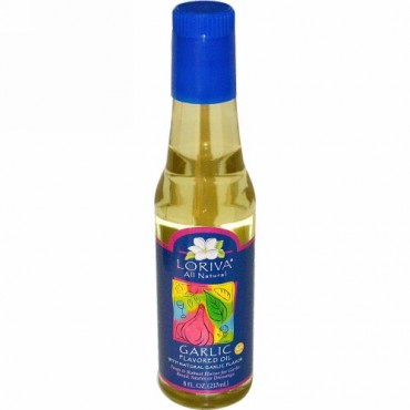 Loriva, ガーリックフレーバーオイル、 8 fl oz (237 ml) (Discontinued Item)