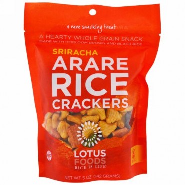 Lotus Foods, あられライスクッカー、シラチャー、5 オンス (142g) (Discontinued Item)